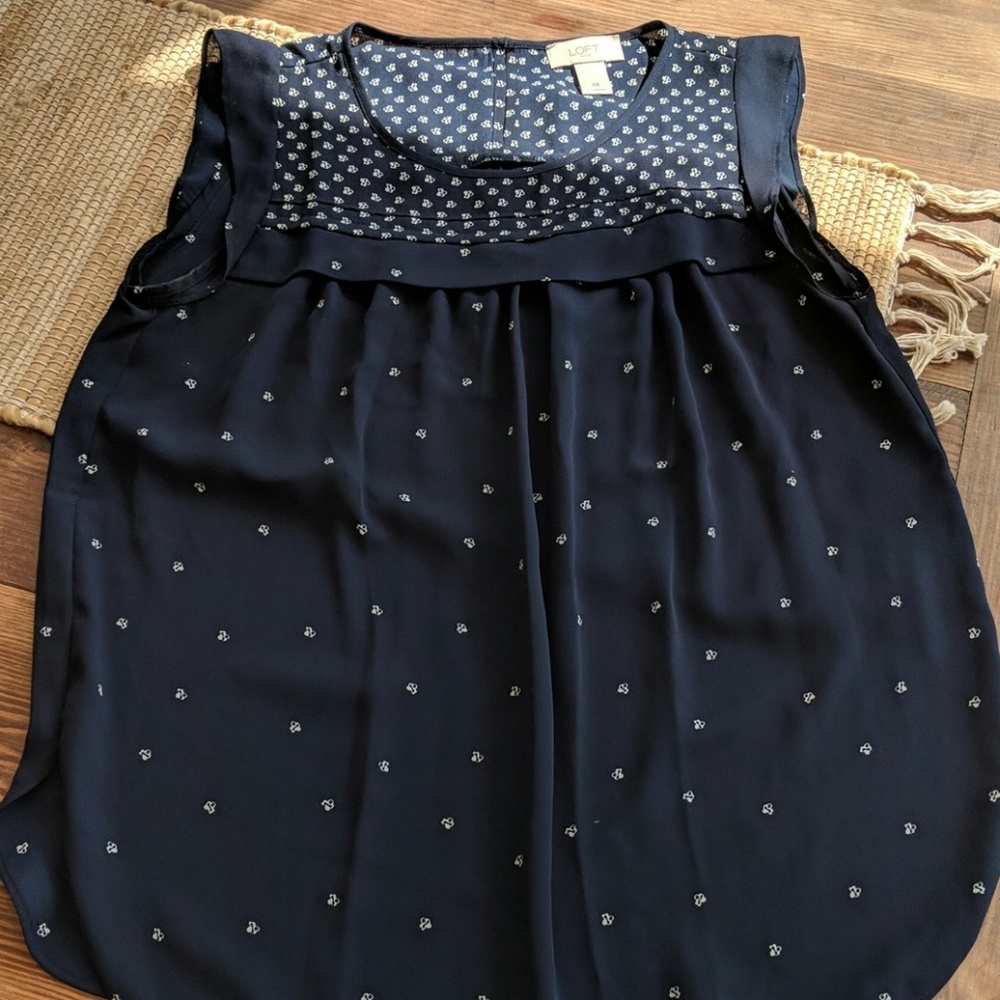 Loft cap sleeve shirt